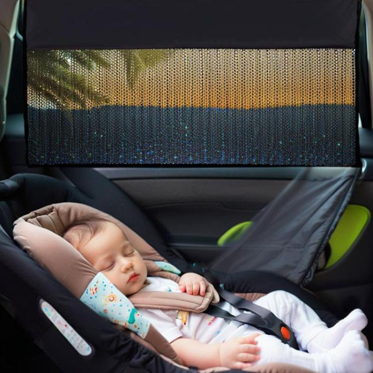 Universal Magnetic Car Sunshade Double Splicing Design Breathable Car Curtains, Style: Vertical Splicing Right Rear - Sound & Heat Insulation Cotton by buy2fix | Online Shopping UK | buy2fix