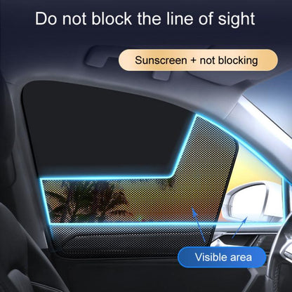 Universal Magnetic Car Sunshade Double Splicing Design Breathable Car Curtains, Style: Horizontal Splicing Driver - Sound & Heat Insulation Cotton by buy2fix | Online Shopping UK | buy2fix