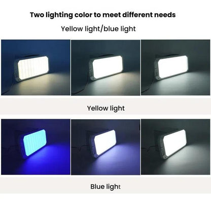 12-30V RV Light 198 LEDs 3-Color Temperature Dimmable Roof Light, Color: Blue White Light - Dome Lights by buy2fix | Online Shopping UK | buy2fix