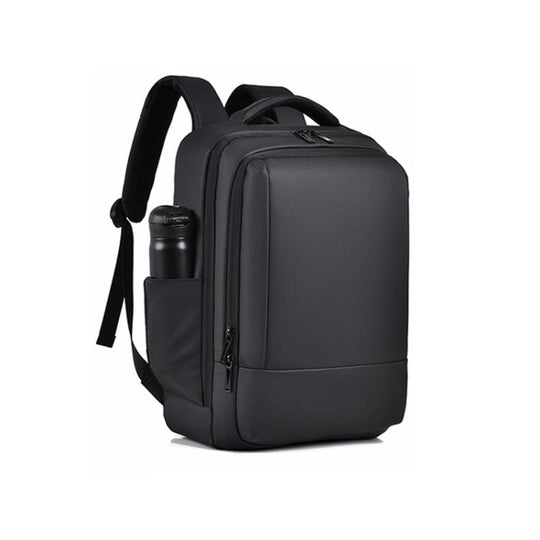 OUMANTU 2103 Large Capacity Multi-Compartment Waterproof Laptop Backpack With USB Port(Black)
