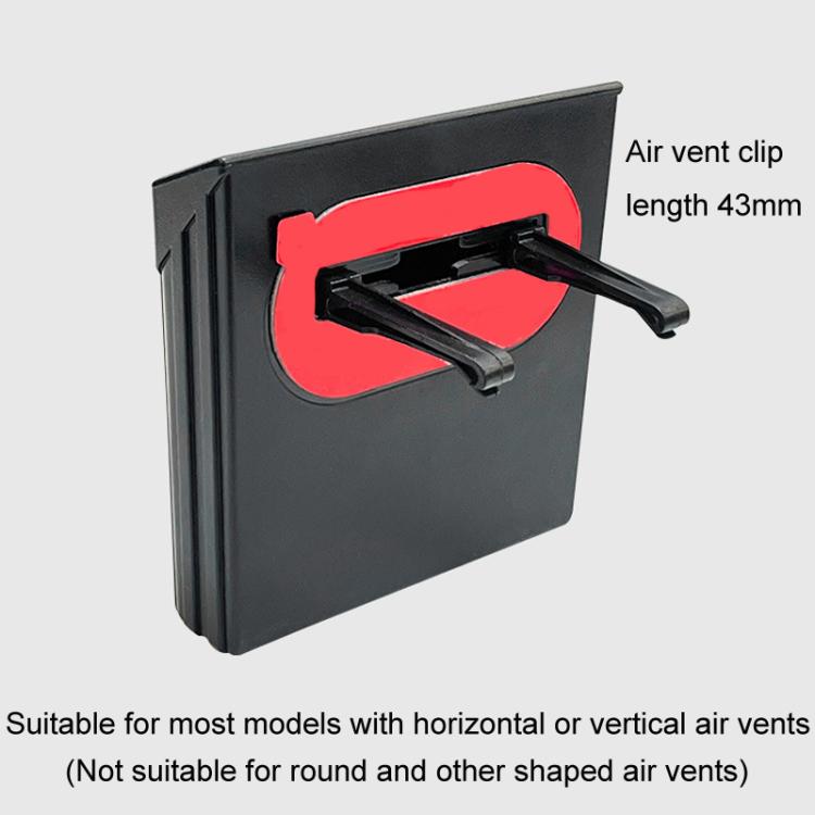 Car Sticky Center Control Storage Box Multi-Purpose Car Air Vent Organizer(Black) - Stowing Tidying by buy2fix | Online Shopping UK | buy2fix