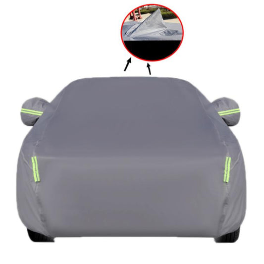 Hatchback Car EVA Plus Velvet Thickened Heat Insulation Sunshade With Shark Fin, Size: M 4x1.65x1.55m - PE Material by buy2fix | Online Shopping UK | buy2fix