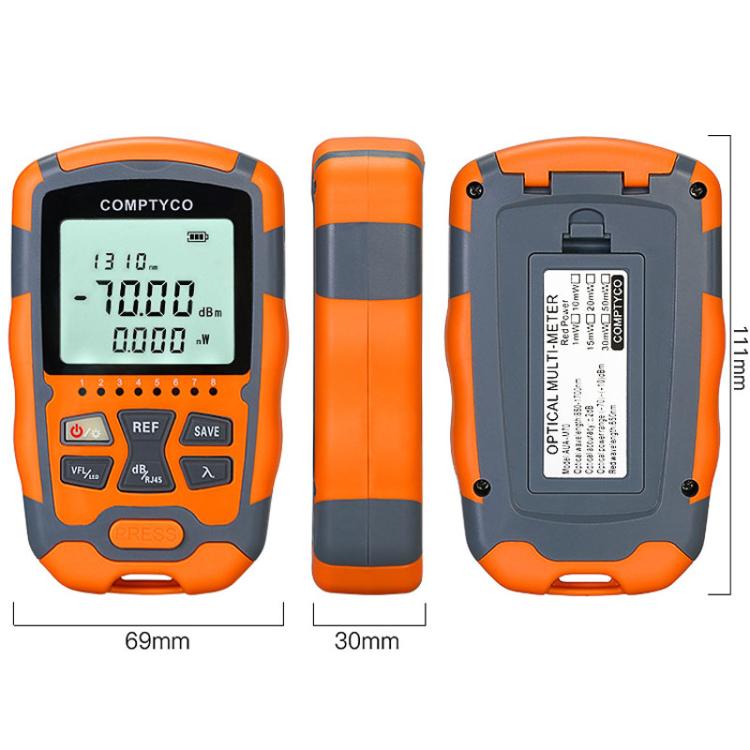4 In 1 Mini Optical Power Meter Red Light Integrated Machine Portable Power Test Equipment, Model: M70 1mw - Fiber Optic Test Pen by buy2fix | Online Shopping UK | buy2fix