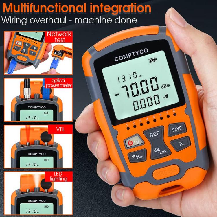 4 In 1 Mini Optical Power Meter Red Light Integrated Machine Portable Power Test Equipment, Model: M70 15mw - Fiber Optic Test Pen by buy2fix | Online Shopping UK | buy2fix