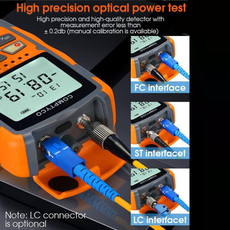 4 In 1 Mini Optical Power Meter Red Light Integrated Machine Portable Power Test Equipment, Model: M70 50mw - Fiber Optic Test Pen by buy2fix | Online Shopping UK | buy2fix