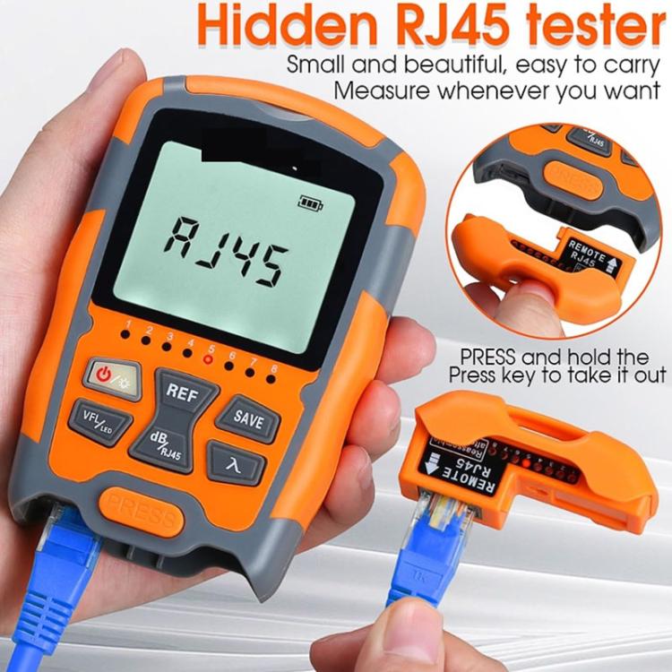4 In 1 Mini Optical Power Meter Red Light Integrated Machine Portable Power Test Equipment, Model: M50 10mw - Fiber Optic Test Pen by buy2fix | Online Shopping UK | buy2fix