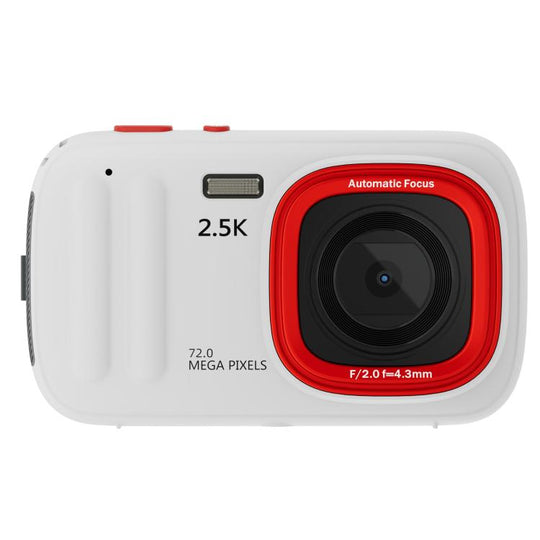 72 MP HD Digital Camera 2.4 Inch MP3 Listening Photo Video 16x Zoom DV(White)