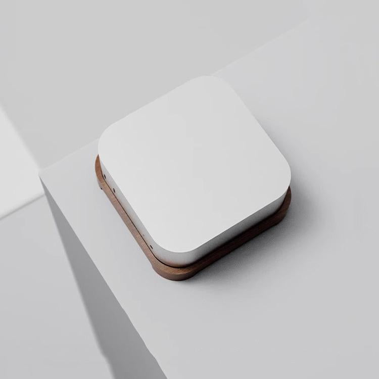 For MAC Mini M4 Wooden Desktop Host Bracket Base Heat Dissipation Rack, Spec: Walnut - MINI PC Accessories & Gadgets by buy2fix | Online Shopping UK | buy2fix