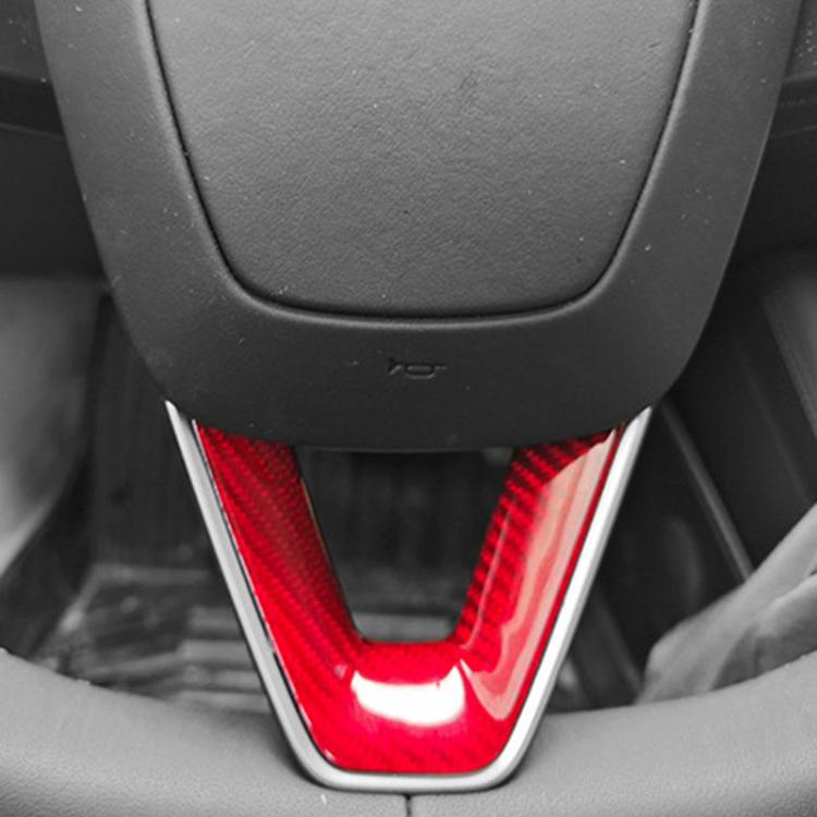 For Tesla Model 3 Car Modification Interior Carbon Fiber Steering Wheel Patch, Style: Glossy - Car Interior Mouldings by buy2fix | Online Shopping UK | buy2fix