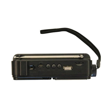 322BTS Solar Multi-band Antenna FM Radio Portable Flashlight Bluetooth Speaker(Random Color Delivery) - Radio Player by buy2fix | Online Shopping UK | buy2fix