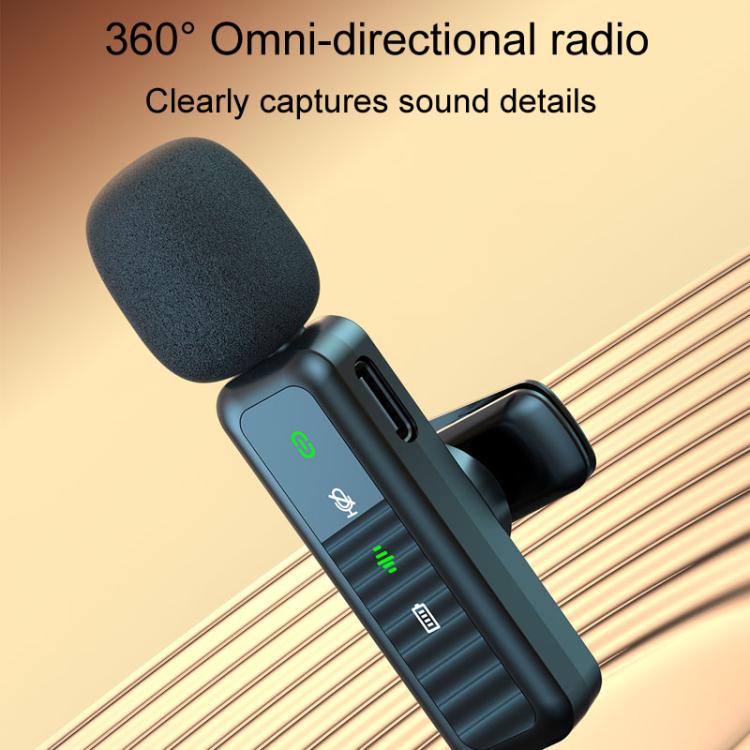 H65 3 In 1 Lavalier Wireless Microphone Outdoor Broadcast Noise Canceling Sports Camera Microphone, Style: Single Mic - Microphone by buy2fix | Online Shopping UK | buy2fix