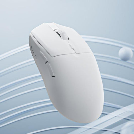 Ajazz AJ139 Pro Gaming Mouse Lightweight PAW3395 Wireless 2.4G + Wired Dual Mode Computer Mouse(White) - Wireless Mice by Ajazz | Online Shopping UK | buy2fix