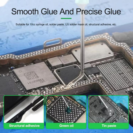 RELIFE RL-062C 3-5CC Manual Glue Tapper Cell Phone Repair Motherboard Soldering Oil Syringe Booster Tin Paste Syringe Pusher - Repair Glue Series by RELIFE | Online Shopping UK | buy2fix