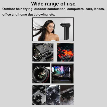 X5 130000 RPM High Speed Motor Dust Blowing Handheld Fan Mini Outdoor Camping Fire Blower(Black) - Car washing supplies by buy2fix | Online Shopping UK | buy2fix