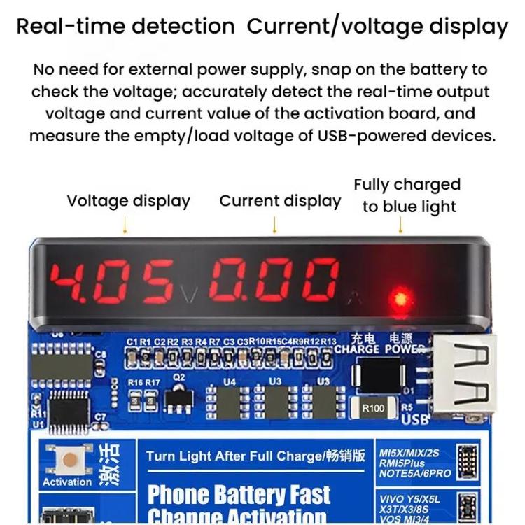 SUNSHINE SS-915 For iPhone Android Mobile Phone Repair Battery Charging Activation Board V9 Battery Test Activation Board Tool - Test Tools by SUNSHINE | Online Shopping UK | buy2fix