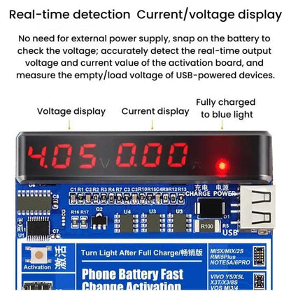 SUNSHINE SS-915 For iPhone Android Mobile Phone Repair Battery Charging Activation Board V9 Battery Test Activation Board Tool - Test Tools by SUNSHINE | Online Shopping UK | buy2fix