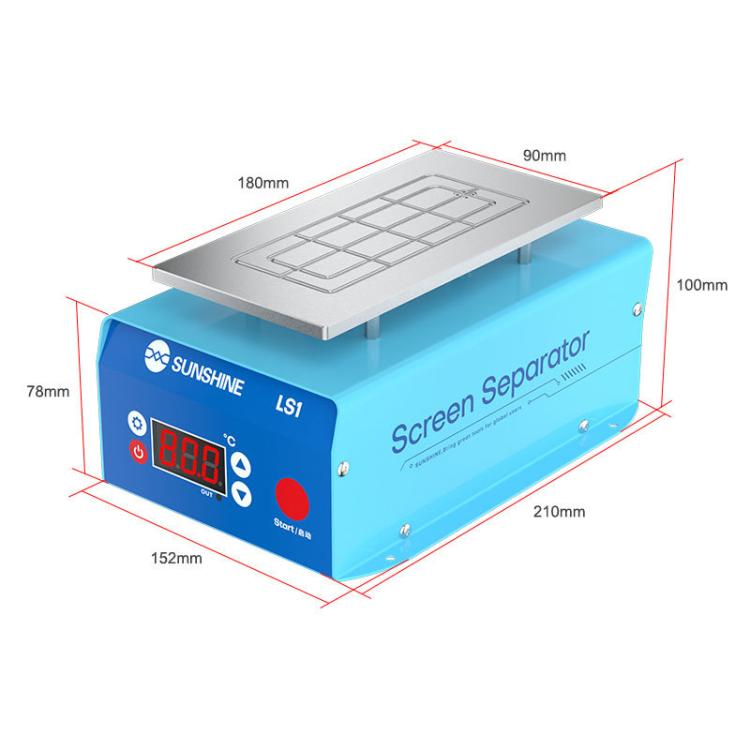 SUNSHINE LS1 Mobile Phone LCD Screen Repair Heated Separator Curved Straight Screen Frame Removal Machine - Separation Equipment by SUNSHINE | Online Shopping UK | buy2fix
