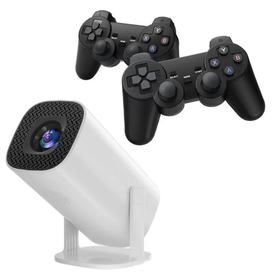 P30 Game Projector Android 11 System With Wireless Gaming Controller 720P Home Theater(AU Plug)