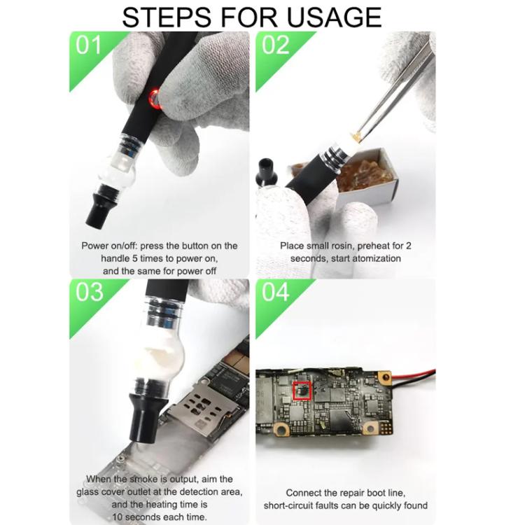 RELIFE Cell Phone Repair Rosin Fogging Pen Motherboard Short Circuit Detection No Soldering Iron Flux Fogging(Black) - Others by RELIFE | Online Shopping UK | buy2fix