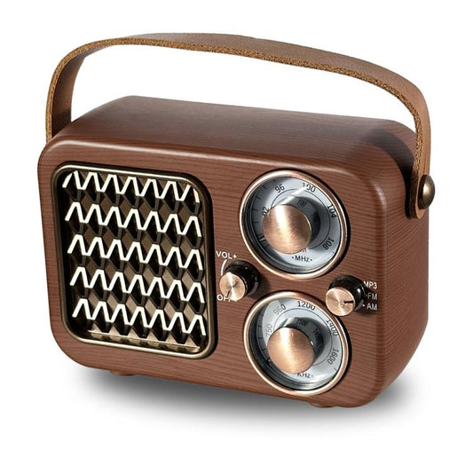 Retro Multifunctional Radio Bluetooth Speaker Handhled Audio Decoration Ornament(Wave Pattern) - Desktop Speaker by buy2fix | Online Shopping UK | buy2fix