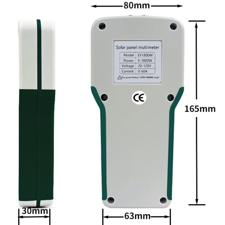 Elejoy 1800W MPPT Solar Photovoltaic Panel Multimeter(EY1800W) - Digital Multimeter by elejoy | Online Shopping UK | buy2fix