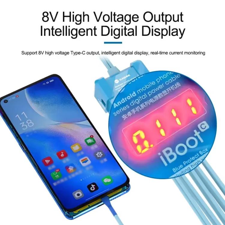 SUNSHINE iBoot C For Android 8V High Voltage Power Supply Test Boot Line Cell Phone Repair Tool Battery Cable HW Boot Cable - Test Tools by SUNSHINE | Online Shopping UK | buy2fix