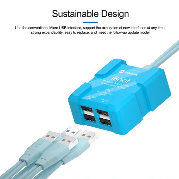 SUNSHINE iBoot A For iPhone Battery Power Supply Test Boot Cable Cell Phone Repair Boot Control Line - Test Tools by SUNSHINE | Online Shopping UK | buy2fix