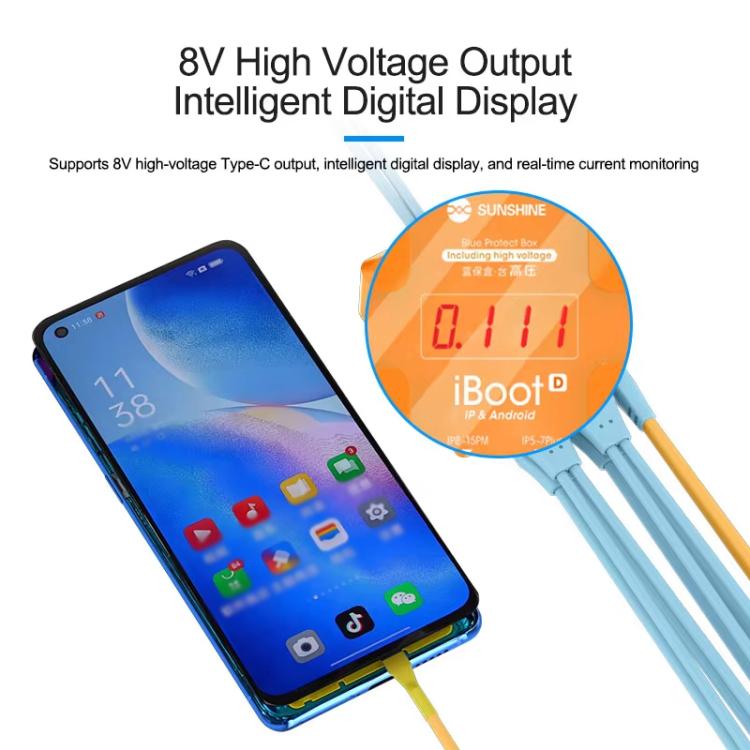 SUNSHINE iBoot D For iPhone Android Power Cable Mobile Phone Repair Tool Battery Power Test Boot Cable - Test Tools by SUNSHINE | Online Shopping UK | buy2fix