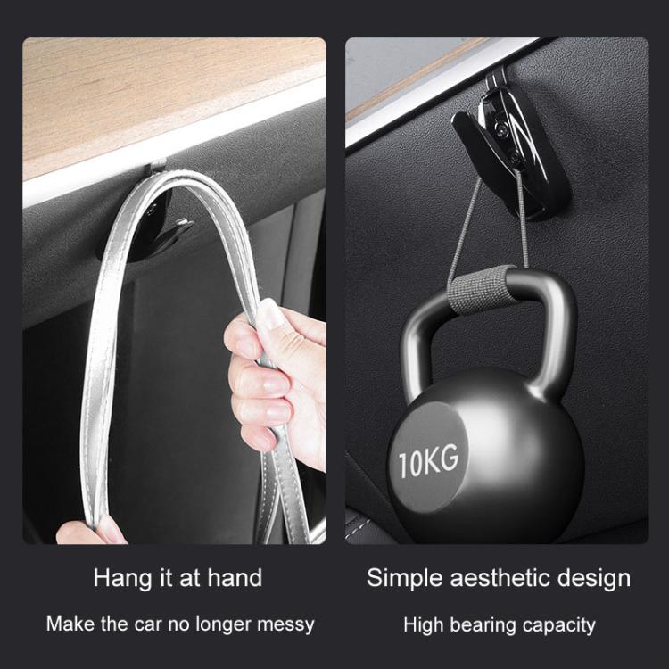 For Tesla Model 3 / Y 2022-2024 Passenger Concealed Glove Box Hook(Black) - Auto Fastener & Clips by buy2fix | Online Shopping UK | buy2fix