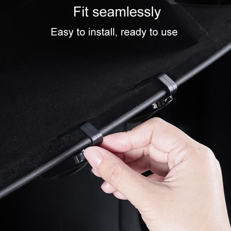 For Tesla Model 3 / Y 2022-2024 Passenger Concealed Glove Box Hook(Black) - Auto Fastener & Clips by buy2fix | Online Shopping UK | buy2fix