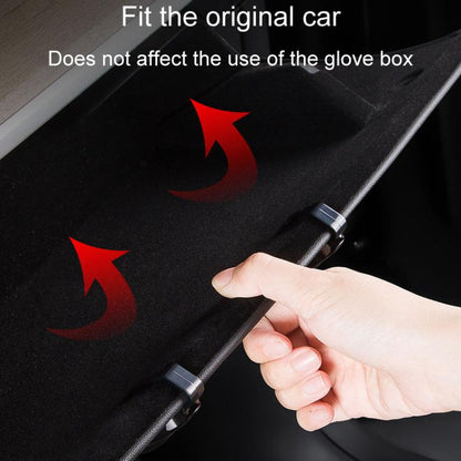 For Tesla Model 3 / Y 2022-2024 Passenger Concealed Glove Box Hook(Black) - Auto Fastener & Clips by buy2fix | Online Shopping UK | buy2fix