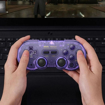 8BitDo SN30 Pro Retro Special Edition Translucent Wireless Bluetooth Multi-Platform Gamepad(Green) - Gamepads by 8BitDo | Online Shopping UK | buy2fix