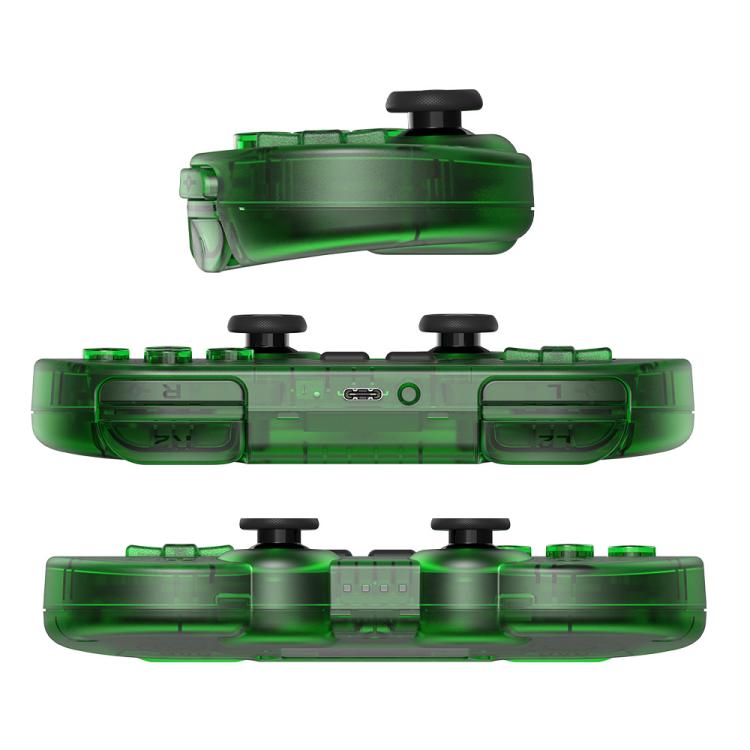 8BitDo SN30 Pro Retro Special Edition Translucent Wireless Bluetooth Multi-Platform Gamepad(Green) - Gamepads by 8BitDo | Online Shopping UK | buy2fix