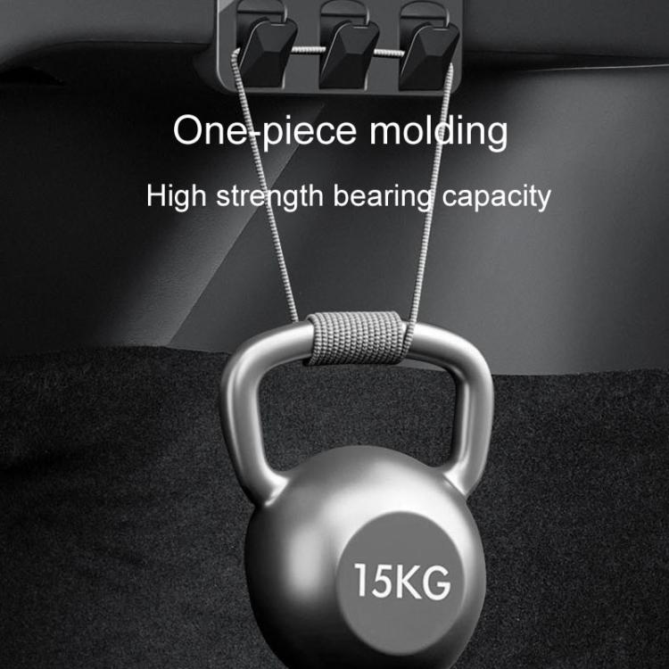 For Tesla Model Y Car Hidden Trunk Modification Button Folding Hook(Black) - Auto Fastener & Clips by buy2fix | Online Shopping UK | buy2fix