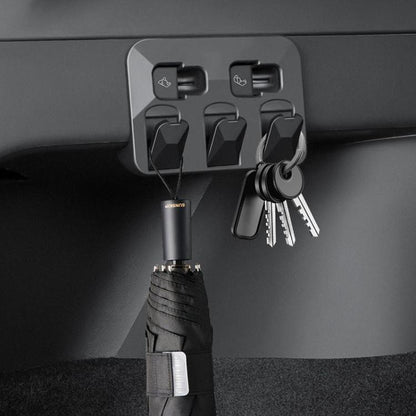 For Tesla Model Y Car Hidden Trunk Modification Button Folding Hook(Black) - Auto Fastener & Clips by buy2fix | Online Shopping UK | buy2fix