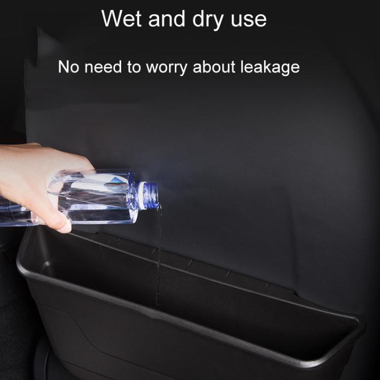 For Tesla New Model 3 Car Seat Rear Wet And Dry Storage Boxes - Stowing Tidying by buy2fix | Online Shopping UK | buy2fix