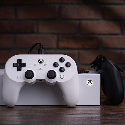For Xbox One / Series X / Series S 8BitDo Pro2 Wired Gamepad(White) - Gamepad by 8BitDo | Online Shopping UK | buy2fix