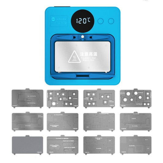 SUNSHINE SS-T12B 13 In 1 Mobile Phone Motherboard Smart Repair Heating Platform Kit Support IP7G-16PM/Android Universal - Repair Platform by SUNSHINE | Online Shopping UK | buy2fix