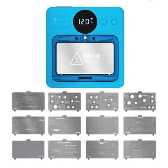 SUNSHINE SS-T12B 13 In 1 Mobile Phone Motherboard Smart Repair Heating Platform Kit Support IP7G-16PM/Android Universal