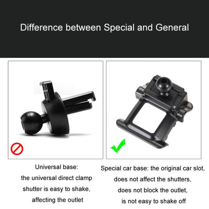 For Kia Left Driving Car Special Mobile Phone Navigation Bracket Base, Model: 16-19 K5 - Special Car Holders by buy2fix | Online Shopping UK | buy2fix