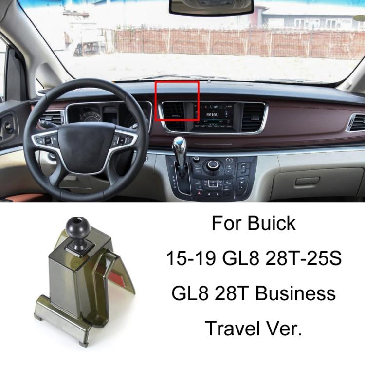 For Buick Left Driving Car Special Mobile Phone Navigation Bracket Base, Model: 15-19 GL8 28T-25S/28T Business Travel Ver. - Special Car Holders by buy2fix | Online Shopping UK | buy2fix