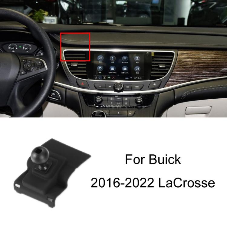 For Buick Left Driving Car Special Mobile Phone Navigation Bracket Base, Model: 16-22 LaCrosse - Special Car Holders by buy2fix | Online Shopping UK | buy2fix