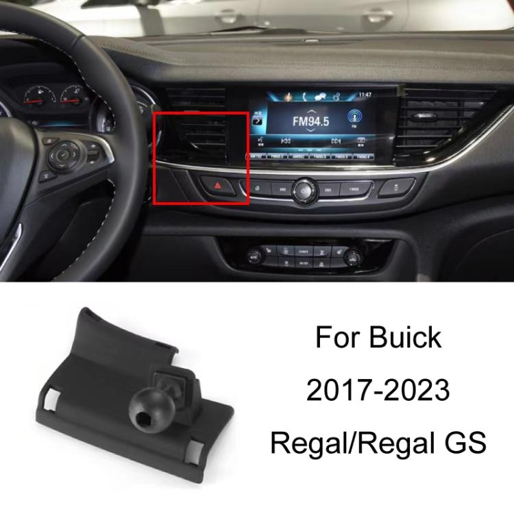 For Buick Left Driving Car Special Mobile Phone Navigation Bracket Base, Model: 17-23 Regal/Regal GS - Special Car Holders by buy2fix | Online Shopping UK | buy2fix
