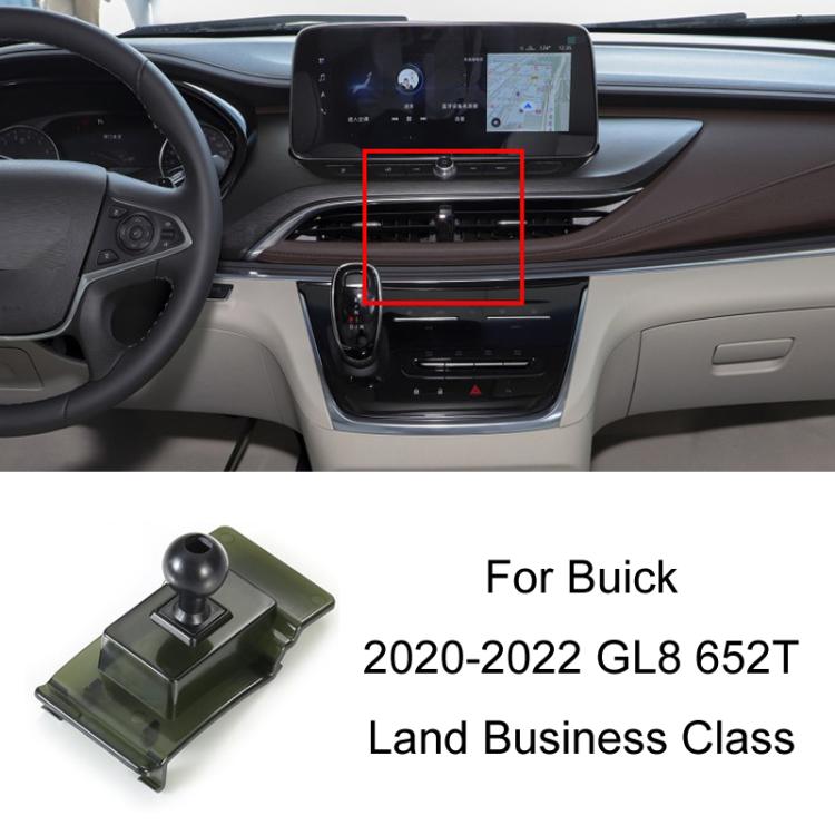 For Buick Left Driving Car Special Mobile Phone Navigation Bracket Base, Model: 20-22 GL8 652T Land Business Class - Special Car Holders by buy2fix | Online Shopping UK | buy2fix
