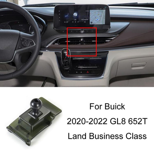 For Buick Left Driving Car Special Mobile Phone Navigation Bracket Base, Model: 20-22 GL8 652T Land Business Class - Special Car Holders by buy2fix | Online Shopping UK | buy2fix