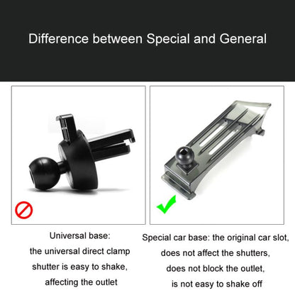 For Buick Left Driving Car Special Mobile Phone Navigation Bracket Base, Model: 18-19 GL6 - Special Car Holders by buy2fix | Online Shopping UK | buy2fix