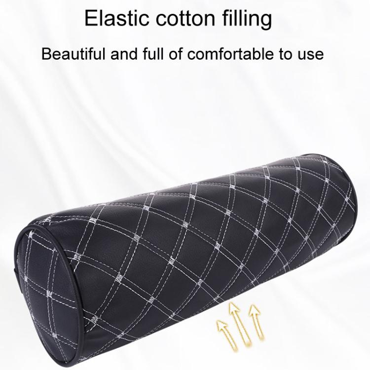 Cylinder Model Car Headrest Neck And Waist Protection Cushion(Brown) - Seat Accessories by buy2fix | Online Shopping UK | buy2fix