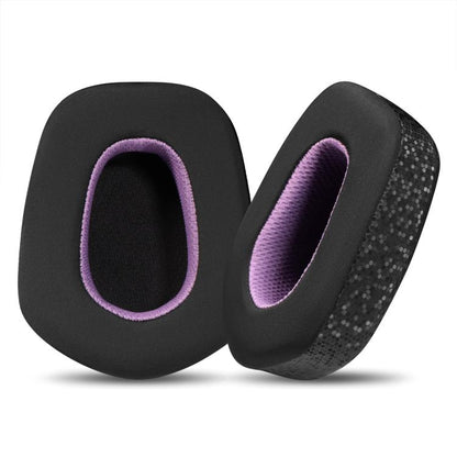 For Logitech G733 LIGHTSPEED Headset 1pair Ear Pads Sponge Soft Cushion, Color: Ice Feeling Black Purple - Earmuff & Pad by buy2fix | Online Shopping UK | buy2fix