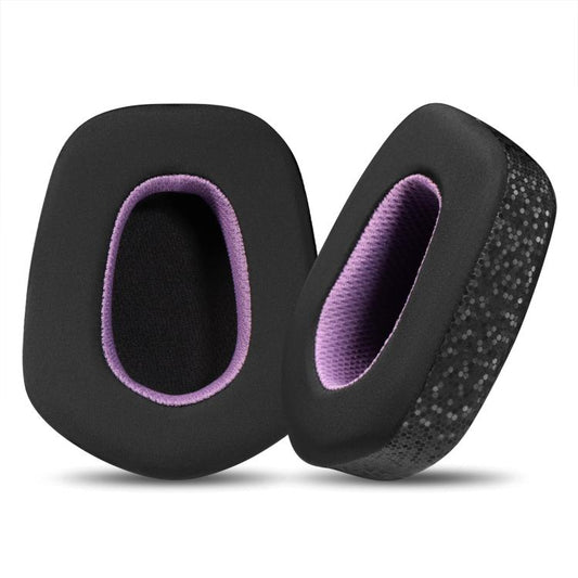 For Logitech G733 LIGHTSPEED Headset 1pair Ear Pads Sponge Soft Cushion, Color: Ice Feeling Black Purple - Earmuff & Pad by buy2fix | Online Shopping UK | buy2fix