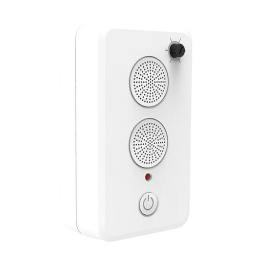 USB Rechargeable Doors Windows Ultrasonic Animal Bird Repeller(White)